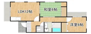 ランデックス21 B棟【2階】の間取り