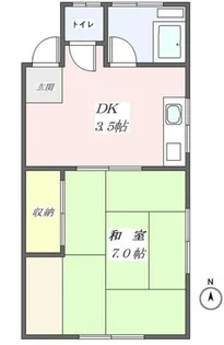 とよコーポ【2階】の間取り