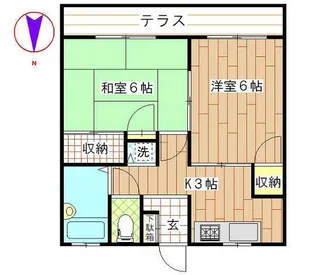 グレイス・コージ【1階】の間取り