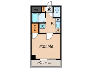 ルパデュソワ-ルB【3階】の間取り