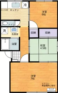タウニーセリザワ【1階】の間取り