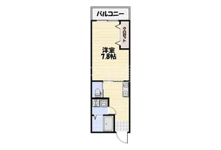 Lyk貝塚【2階】の間取り