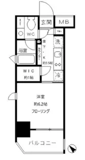 パークリュクス東麻布mono【2階】の間取り