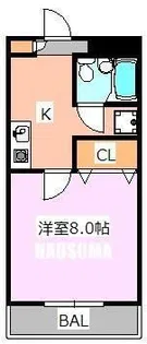 ラミアール佐々木【2階】の間取り