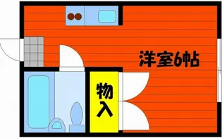 シスター中井【4階】の間取り