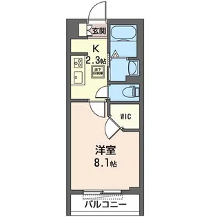 オーハイ【1階】の間取り