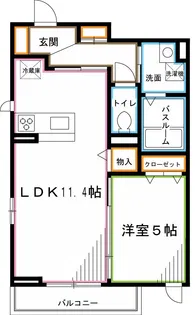 グランディス阿佐谷南【1階】の間取り