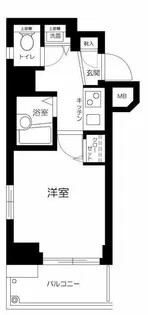ガラ・シティ日本橋人形町【11階】の間取り