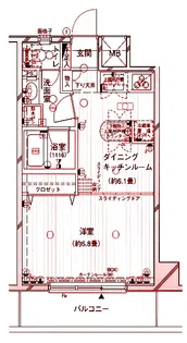 アール ケープラザ新横浜II【8階】の間取り