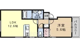 大野レジデンスA棟【3階】の間取り
