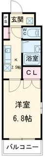 キャッスルコート【4階】の間取り