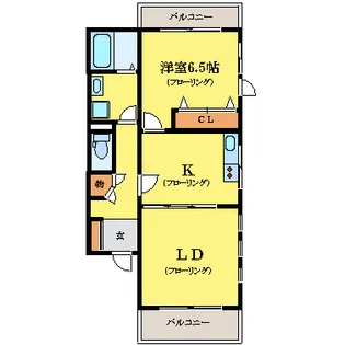 メゾン夢【3階】の間取り
