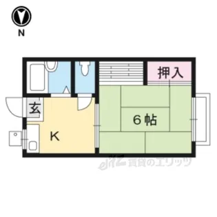 ツダハイツ【2階】の間取り