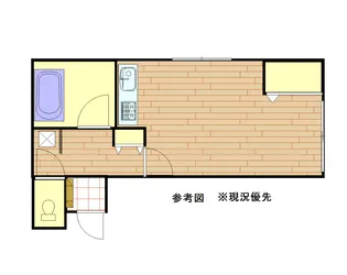 山梨ハイツA【1階】の間取り
