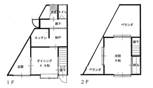 広島県福山市御門町2【一戸建】の間取り
