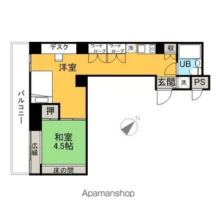 アルファコンフォート博多【8階】の間取り