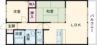 ライオンズマンション佐古六番町【2階】の間取り