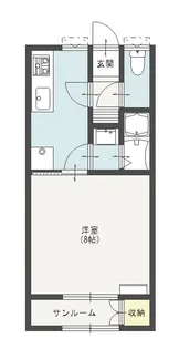 レスカール桜台【1階】の間取り