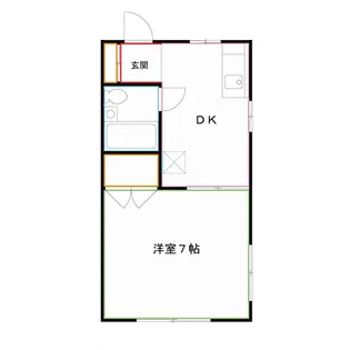 モンシャトー新川【1階】の間取り