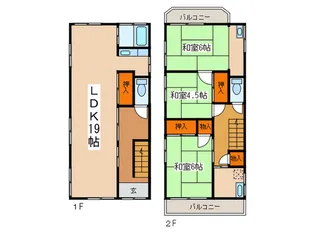 静岡県熱海市西山町【一戸建】の間取り