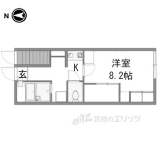 レオパレスHalfMoon【1階】の間取り