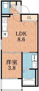 大阪府大阪市東住吉区照ケ丘矢田2【アパート】の間取り