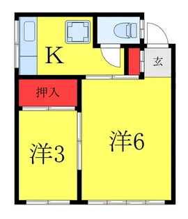 松澤荘【1階】の間取り