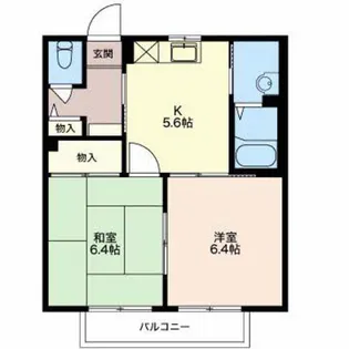 サンホープ【2階】の間取り