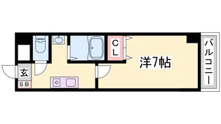 フルール須磨【1階】の間取り