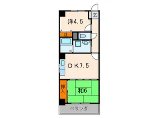 グレードタイム六甲の間取り