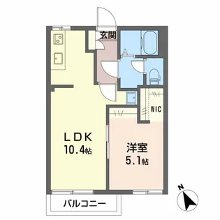 愛知県碧南市雁道町4【アパート】の間取り