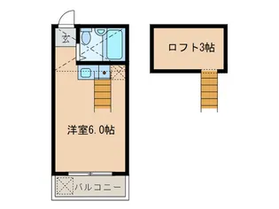 ル-ミナスP1【1階】の間取り