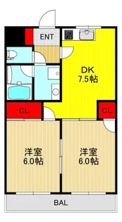 埼玉県川口市西青木1【マンション】の間取り