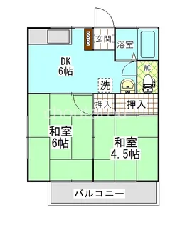 コーポタキザワ【1階】の間取り