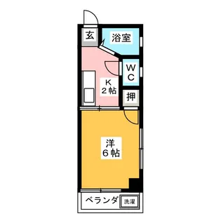 シャトレー山崎【3階】の間取り