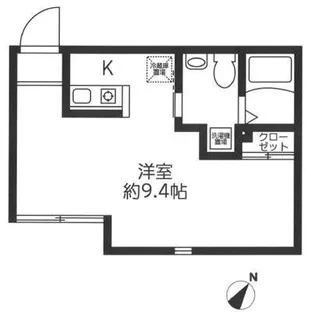 Le Clair代々木【4階】の間取り