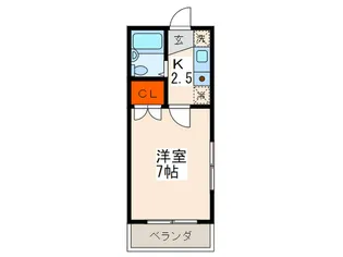 リバ-ジュ山下【1階】の間取り