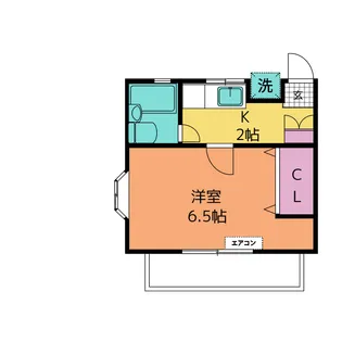シーサイドハイム金沢文庫【2階】の間取り