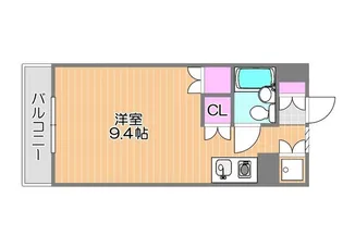アクティブイン高島【1階】の間取り