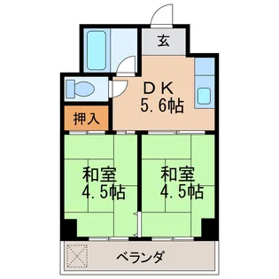 向陽ビル【3階】の間取り