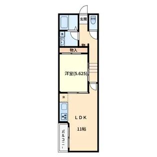 Willows神明【2階】の間取り