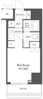 AIFLAT文京本駒込【10階】の間取り
