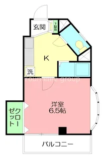 カサブランカ秦野【4階】の間取り