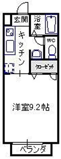 ポポラーレB【1階】の間取り