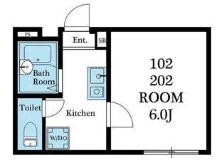 ウィル宿河原【2階】の間取り