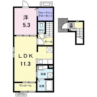 パークサイド メゾン【2階】の間取り