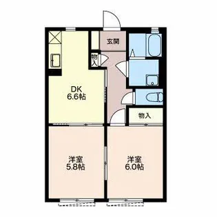 ぽえむ【1階】の間取り