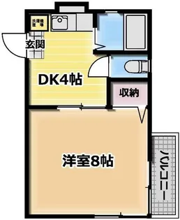 日幸マンション別館【2階】の間取り
