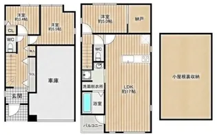 大阪府門真市小路町【一戸建】の間取り