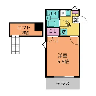 ドミール白幡【1階】の間取り